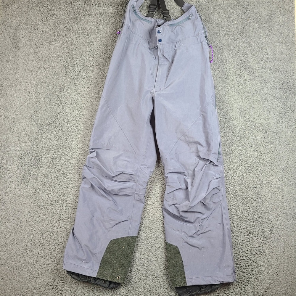 Arc'teryx Gore-Tex Bib Ski Pants Mens Medium Gray Vintage Made in Canada CA34438
